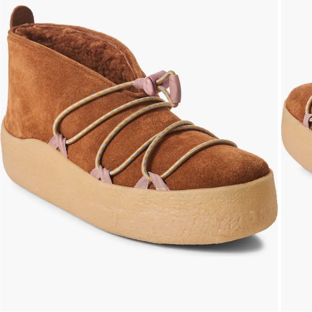 Free People Snowdrop Micro Genuine Shearling Boot